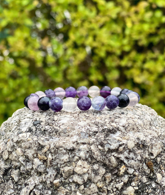 Purple Fluorite Bracelet